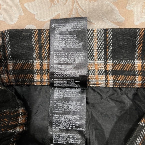 Liverpool Los Angeles Mabel Plaid Wide Leg Crop Pants, Size 2 - Picture 9 of 11